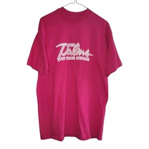 Hot Pink Palm Springs Tee Shirt Size L
